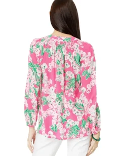 Lilly Pulitzer Elsa Top Roxie Pink Worth A Look Hot