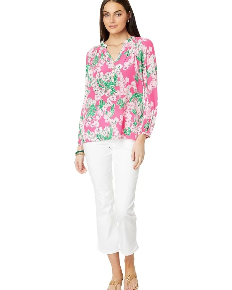 Lilly Pulitzer Elsa Top Roxie Pink Worth A Look Hot