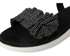 Vaneli Elsbet Black Suede/Black/White Dots Outlet