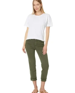 Mod-o-doc Embroidered Short Sleeve Crew Tee White Online