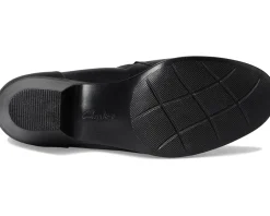 Clarks Emily 2 Pearl Black Leather Discount