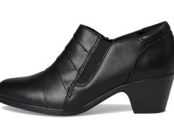Clarks Emily 2 Pearl Black Leather Discount