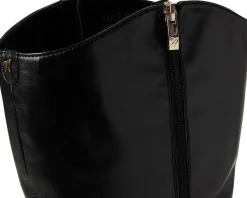 Naturalizer Emily Extra Wide Calf Knee High Boots Black Leather New