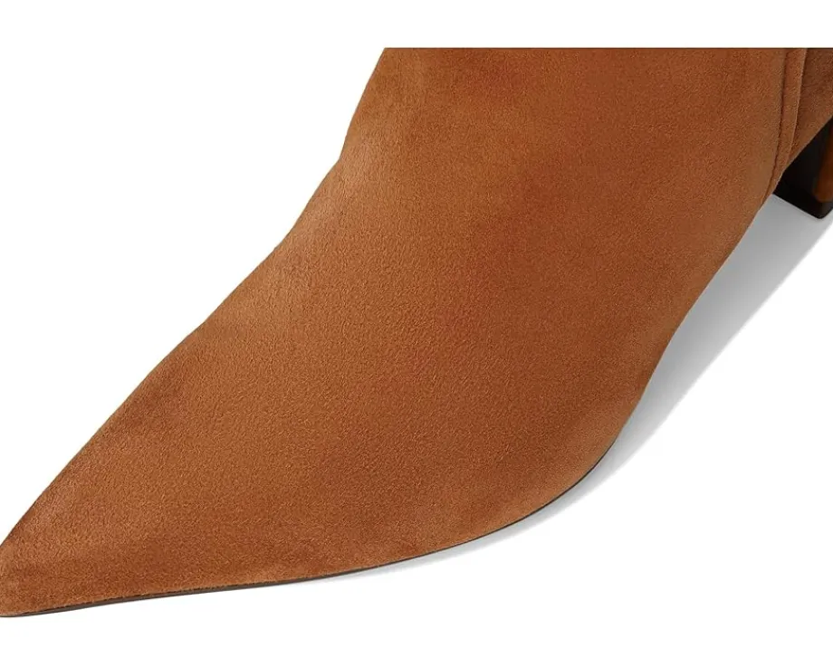 Naturalizer Emily Extra Wide Calf Knee High Boots Dark Chestnut Brown Suede Online