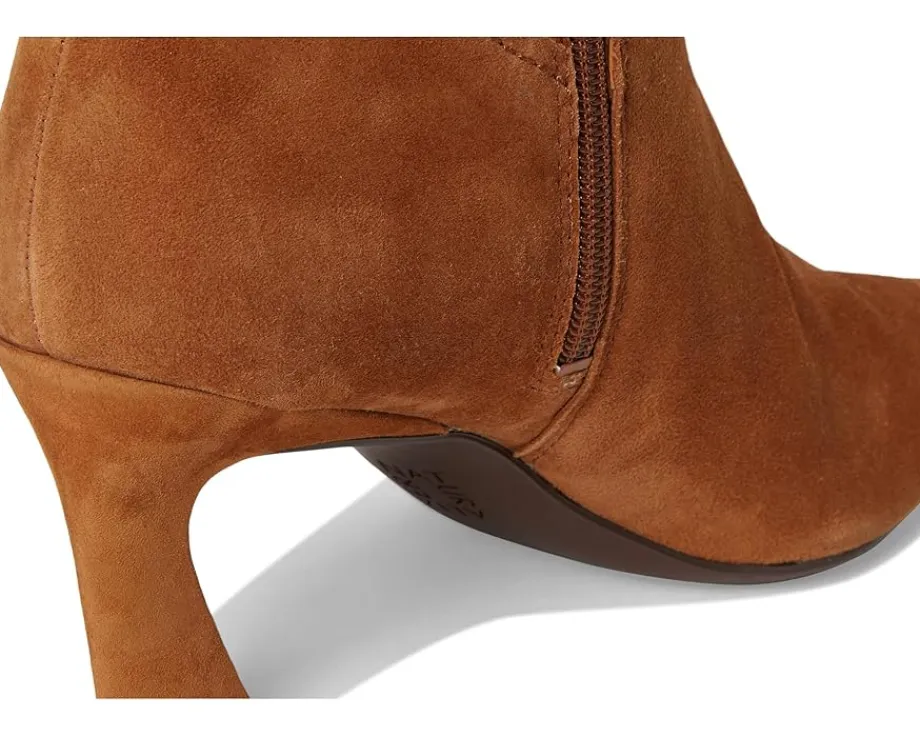 Naturalizer Emily Extra Wide Calf Knee High Boots Dark Chestnut Brown Suede Online