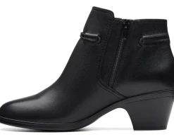 Clarks Emily2 Kaylie Black Leather