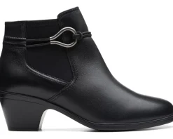 Clarks Emily2 Kaylie Black Leather