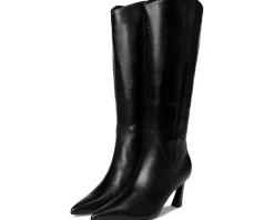 Naturalizer Emily Knee High Boots Black Leather Online