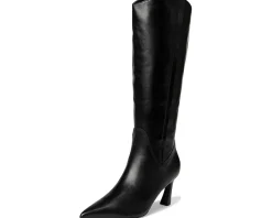 Naturalizer Emily Knee High Boots Black Leather Online