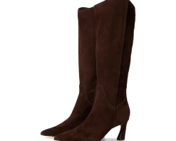 Naturalizer Emily Knee High Boots Chocolate Bar Brown Leather Best