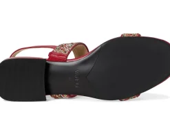 Vaneli Emmey Red Nappa Sale