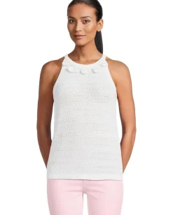 Lilly Pulitzer Emra Sweater Tank Resort White Sale