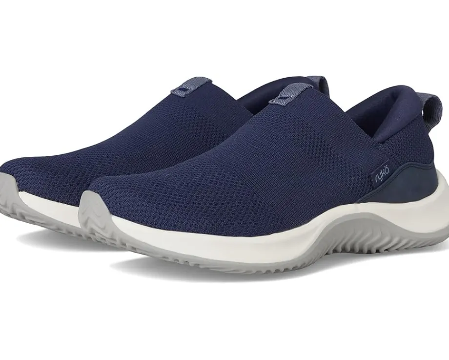 Ryka Encore Knit Slip On Sneaker Academy Blue Hot