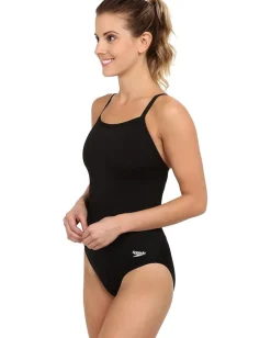 Speedo Endurance+ Flyback Training Suit Black/Black Hot