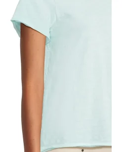 Elliott Lauren Enzyme Wash Jersey - Short Sleeve Crew Neck Tee Mist Best