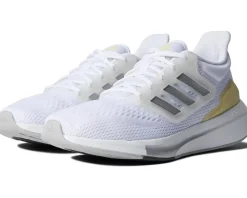 adidas EQ21 Run White/Matte Silver/Sandy Beige Metallic New