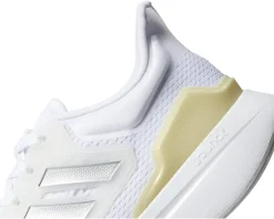 adidas EQ21 Run White/Matte Silver/Sandy Beige Metallic New