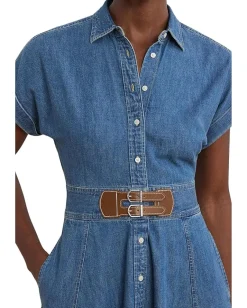 Women Lauren Ralph Lauren Erlaina-Short Sleeve-Day Dress