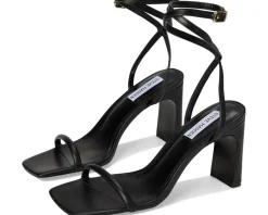 Steve Madden Eryka Black Leather New