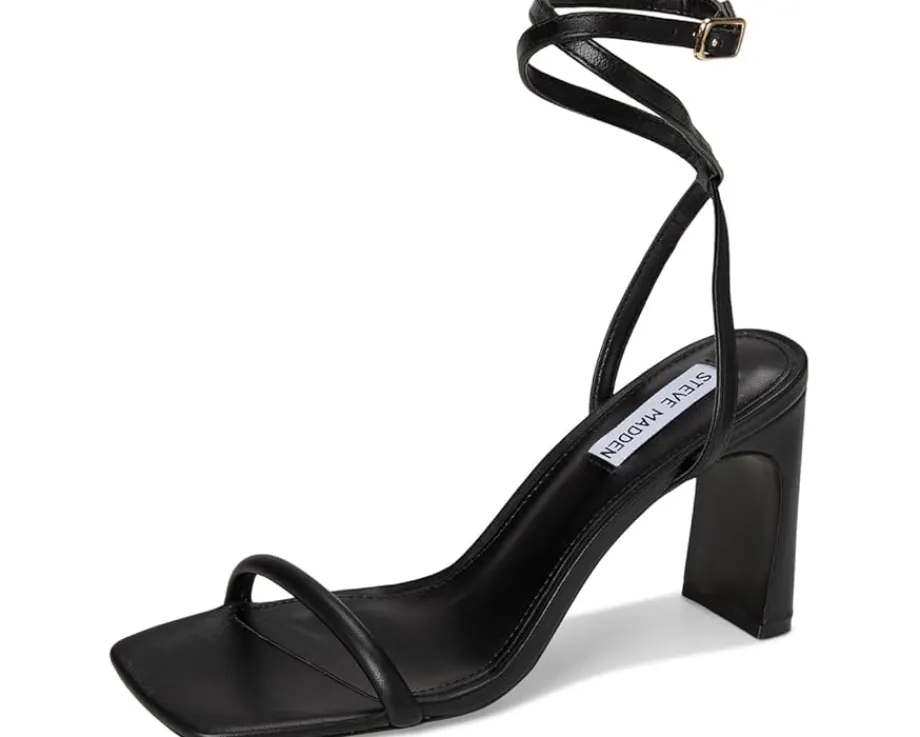 Steve Madden Eryka Black Leather New