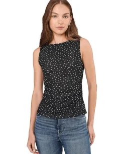 Madewell Esme Top - Mesh True Black Outlet