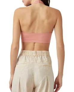 Free People Essential U-Neck Halter Canyon Clay Best