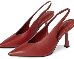 Marc Fisher LTD Esther Red Leather New