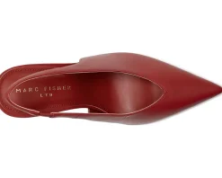 Marc Fisher LTD Esther Red Leather New