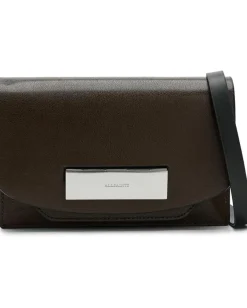 AllSaints Etta Clutch Fango Brown Outlet