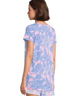 Lilly Pulitzer Etta Scoop Neck Conch Shell Pink Up Scale Hot