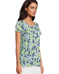 Lilly Pulitzer Etta Scoop Neck Sapphire Pool Tropical Tango Best