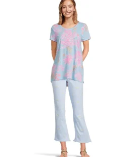 Lilly Pulitzer Etta Scoop Neck Multi Royal Coral Best