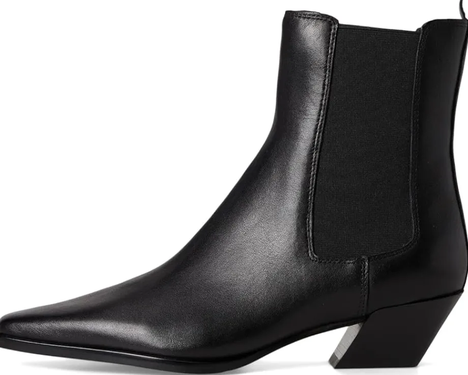 Steve Madden Evan Black Leather New