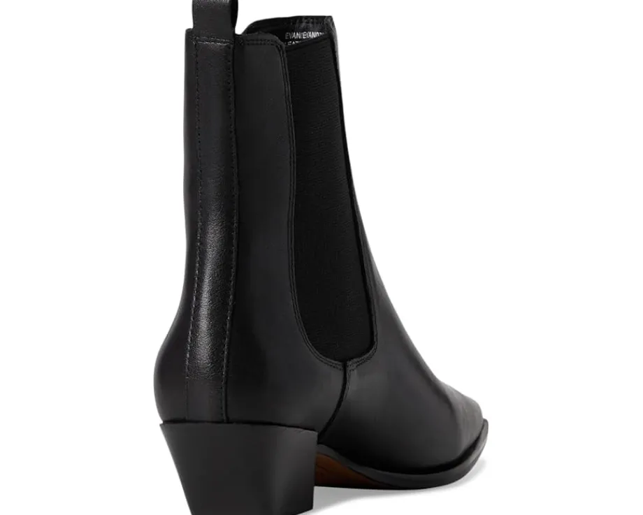 Steve Madden Evan Black Leather New