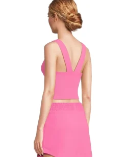 Beach Riot Evelina Top Summer Strawberry Waffle New