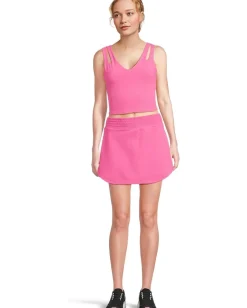 Beach Riot Evelina Top Summer Strawberry Waffle New