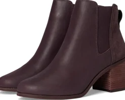 TOMS Evelyn Chelsea Blackberry Leather Online