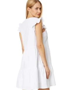 Women Southern Tide Evelyn Seersucker Tiered Dress