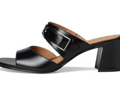 Johnston & Murphy Everly Buckle Slide Black Outlet