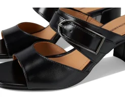 Johnston & Murphy Everly Buckle Slide Black Outlet