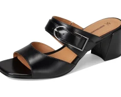 Johnston & Murphy Everly Buckle Slide Black Outlet