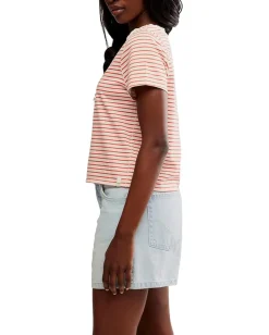 Women Free People Everyday Tee Stripe