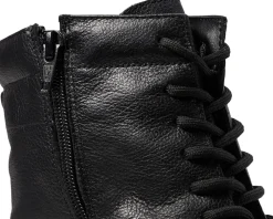 David Tate Expedition Black Pebble Grain Leather Discount