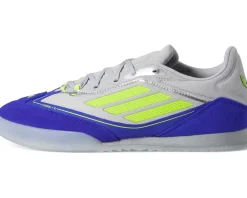 adidas F50 Freestyle Messi Indoor Soccer Cleats Silver Metallic/Solar Yellow/Lucid Blue New