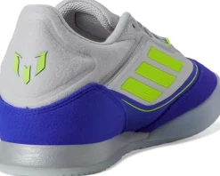 adidas F50 Freestyle Messi Indoor Soccer Cleats Silver Metallic/Solar Yellow/Lucid Blue New