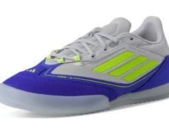 adidas F50 Freestyle Messi Indoor Soccer Cleats Silver Metallic/Solar Yellow/Lucid Blue New