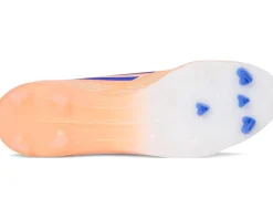 adidas F50 League Firm Ground Soccer Cleats Beam Orange/Lucid Blue/White New