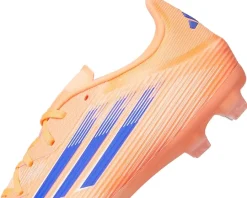 adidas F50 League Firm Ground Soccer Cleats Beam Orange/Lucid Blue/White New
