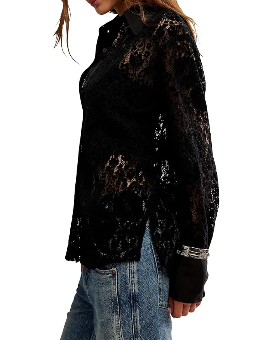 Women Free People Faith Buttondown