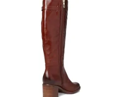 Naturalizer Fannie Boots Deep Saddle Tan Leather Sale